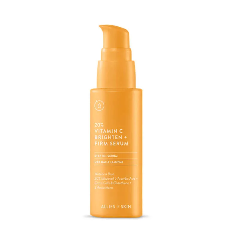 Allies of Skin Сироватка з вітаміном С для обличчя 20% Vitamin C Brighten + Firm Serum