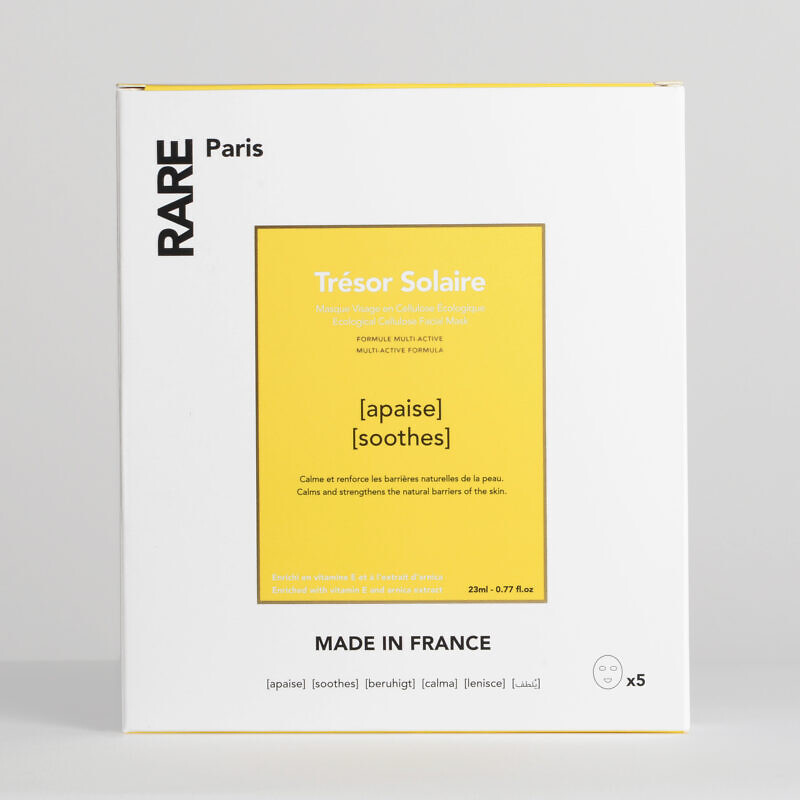 купити RARE Paris Набір з п'яти заспокійливих масок для обличчя з Вітаміном Е та екстрактом арніки