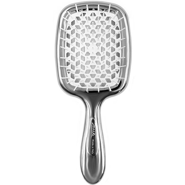 Janeke Superbrush Limited Silver & White CRSP230BIA Щітка для волосся «срібляста з білим»