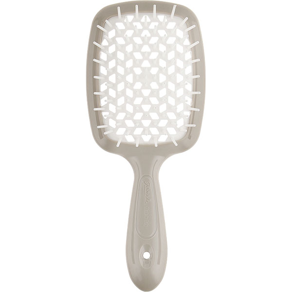 Janeke Superbrush Small Beige & White Щітка для волосся «бежева з білим»