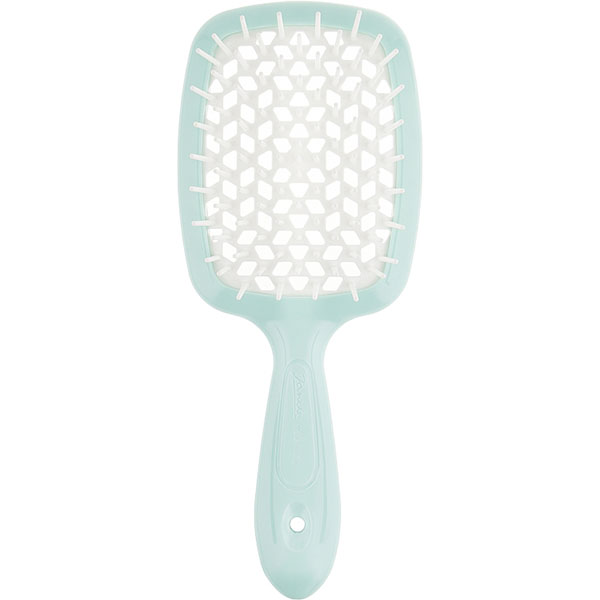 Janeke Superbrush Small Mint & White Щітка для волосся «м'ятна з білим»