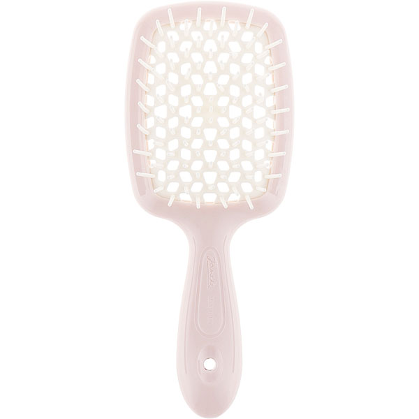 Janeke Superbrush Small Powder & White Щітка для волосся «пудрова з білим»
