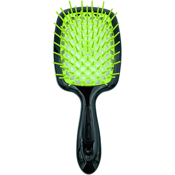 Janeke Superbrush The Original Black & Green 71SP226VER Щітка для волосся «чорна з зеленим»