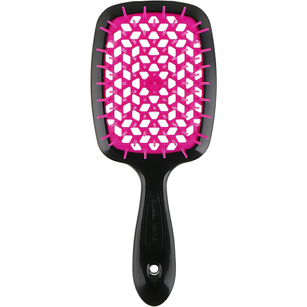 Janeke Superbrush The Original Black & Violet 71SP226FUX Щітка для волосся «чорна з фіолетовим»