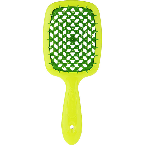 Janeke Superbrush The Original Light & Green Щітка для волосся «салатова з зеленим»