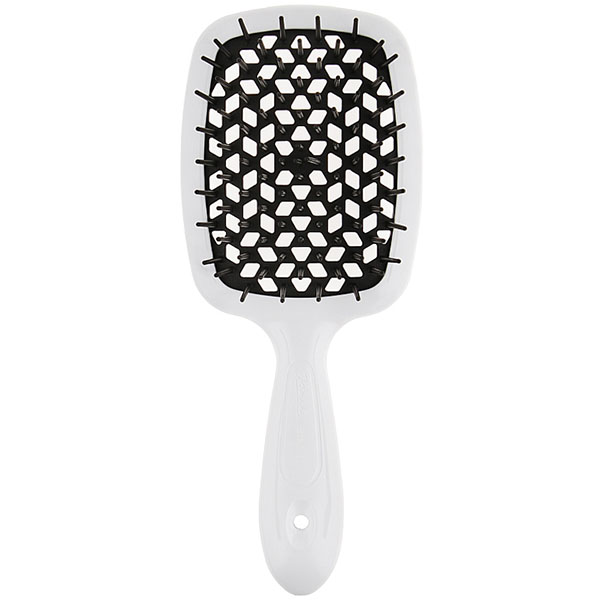 Janeke Superbrush The Original White & Black SP226BIA Щітка для волосся «біла з чорним»