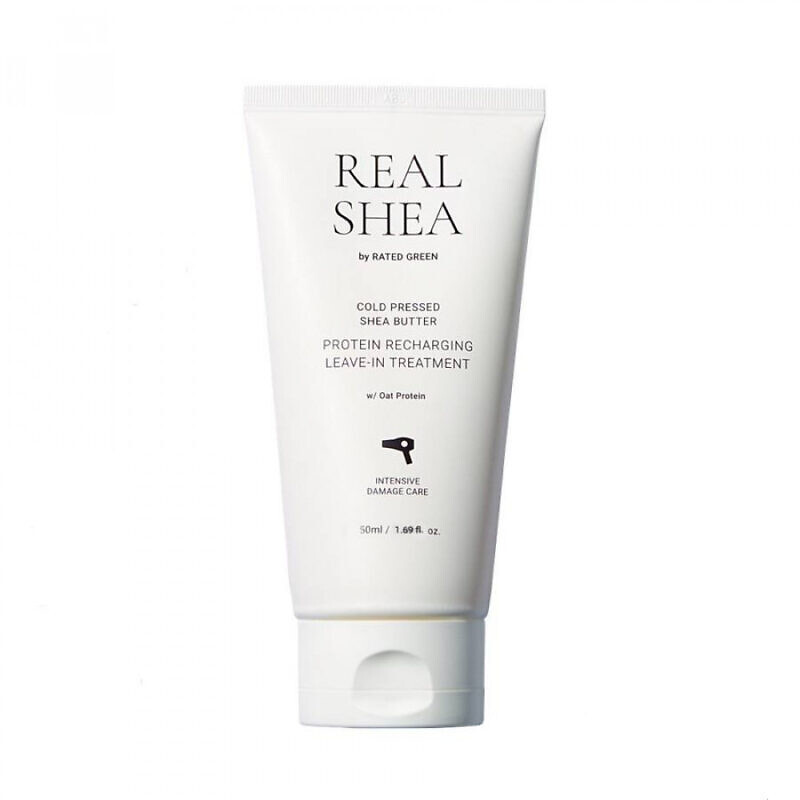 Купити Rated Green Відновлюючий термозахисний крем для волосся з маслом ши REAL SHEA Protein Recharging Leave-in Treatment 50ml