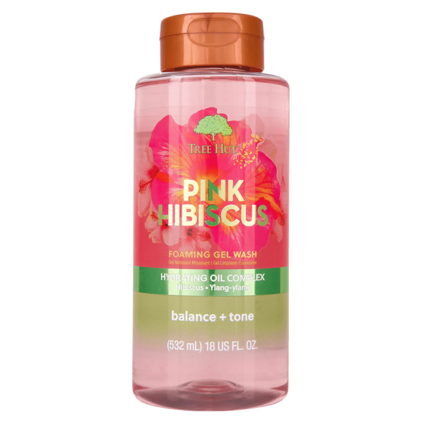 Купии Гель для Душа Tree Hut Pink Hibiscus Foaming Gel Wash 532 мл