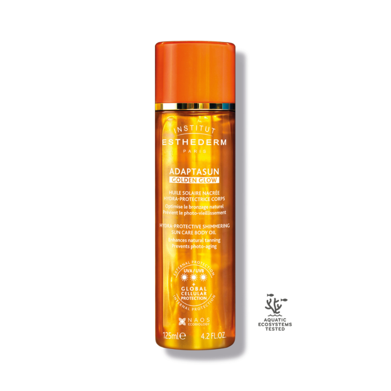 Купити Institut Esthederm Захисна олія з шимером “Golden Glow”, 125 мл
