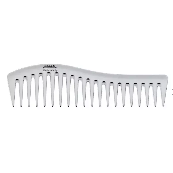 Купити Janeke Silver Wavy Comb Гребінець "Хвиля" срібло