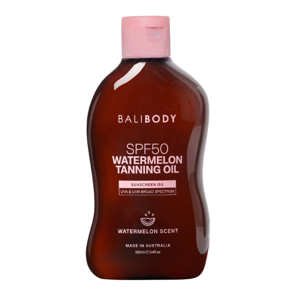Купити Bali Body Watermelon Tanning Oil SPF 50 Олія для засмаги з насінням кавуна, 100 мл